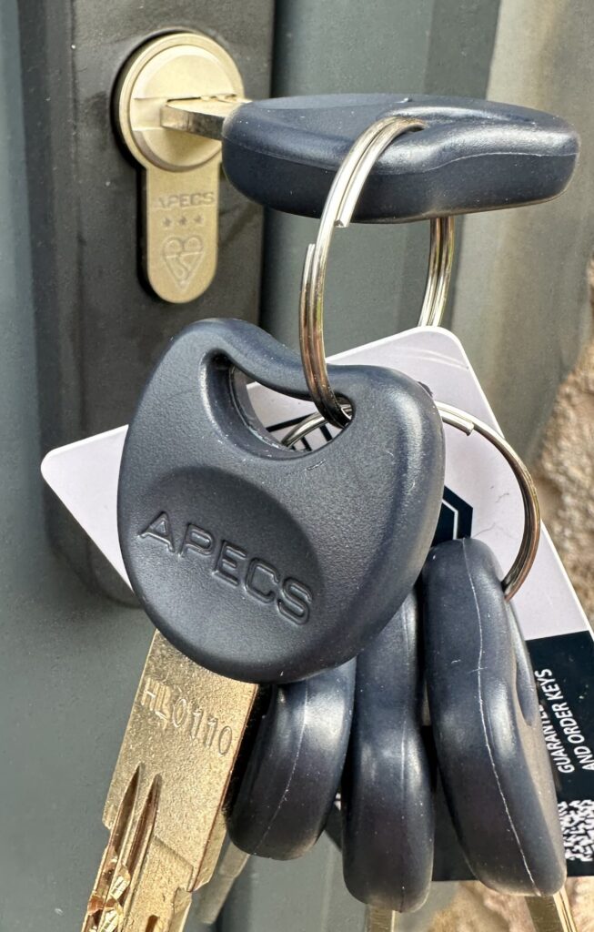 Anti-snap lock upgrade. Locksmith Burley.