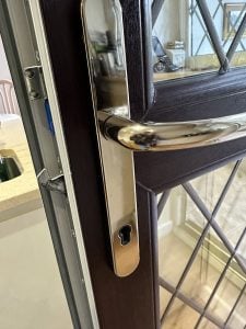 Gallery. Faulty Upvc door mechanism replaced in Otley Leeds. 