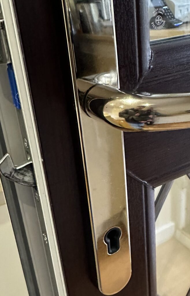 Faulty Upvc door mechanism Leeds.