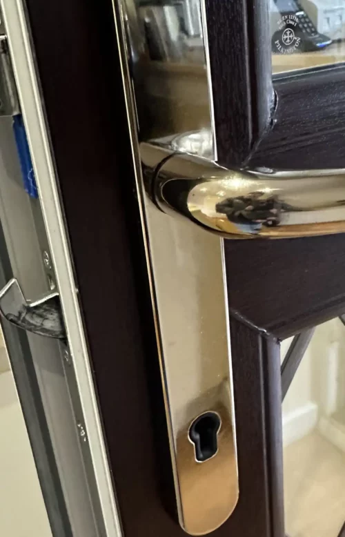 Gallery. Faulty Upvc door mechanism replaced in Otley Leeds. Faulty Upvc door mechanism Leeds.