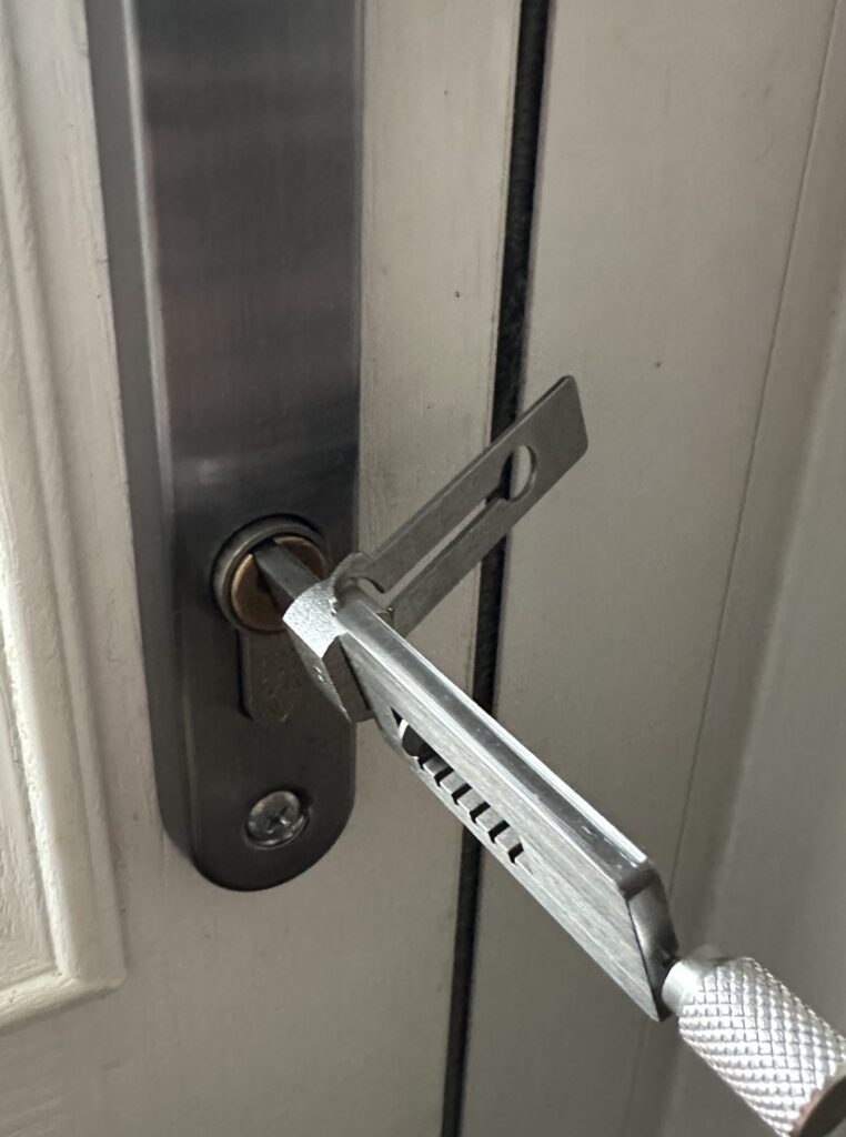 Lock picked open professionally. Emergency Locksmith Meanwood!